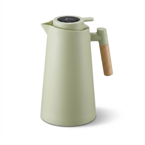 Garrafa Térmica Smart Wood com Display LED - 1000ML